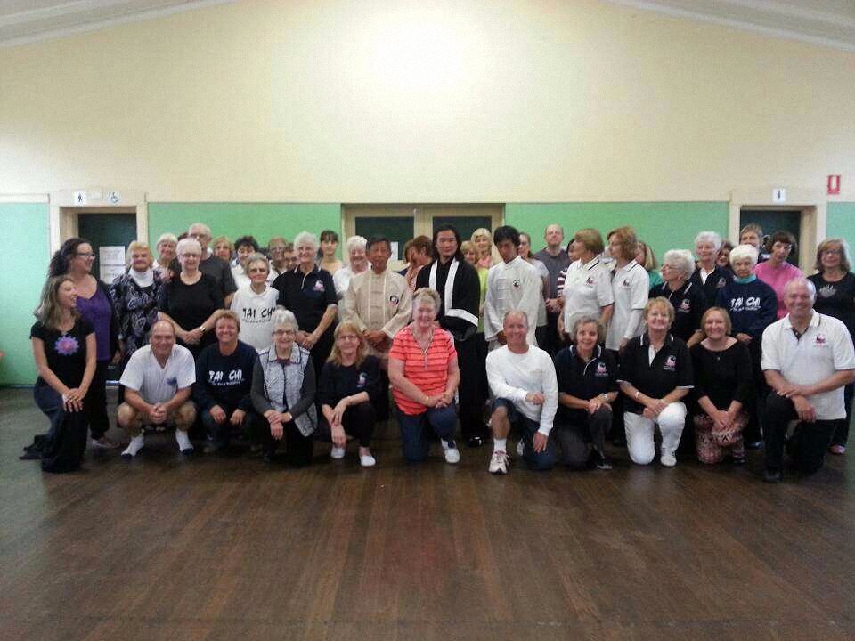 Master Zhou Teaching Taichi in Australia